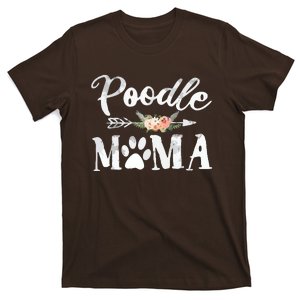 Poodle Mama Poodle Lover Owner Dog Mom T-Shirt