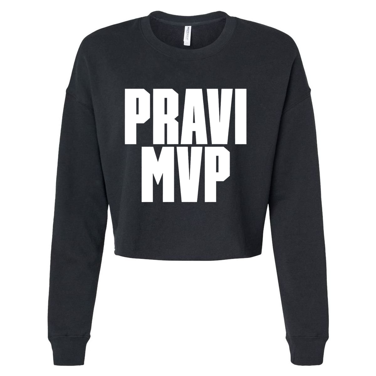 Pravi Mvp Cropped Pullover Crew