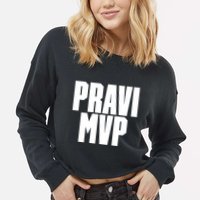 Pravi Mvp Cropped Pullover Crew