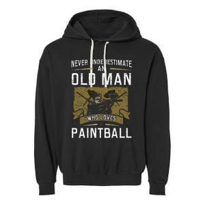 Paintball Master Paintballing Tactical Sports Paintballers Garment-Dyed Fleece Hoodie