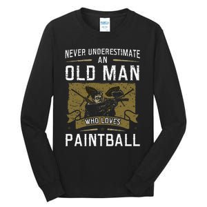 Paintball Master Paintballing Tactical Sports Paintballers Tall Long Sleeve T-Shirt