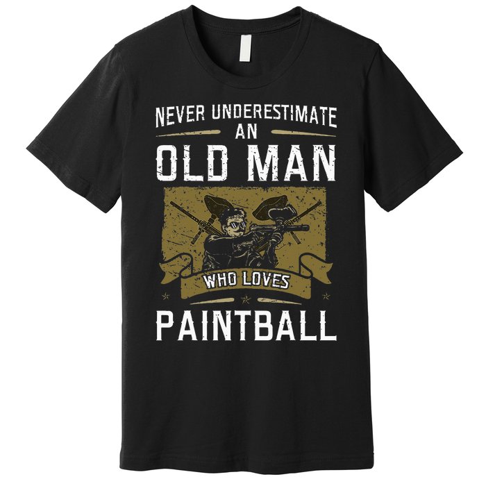 Paintball Master Paintballing Tactical Sports Paintballers Premium T-Shirt