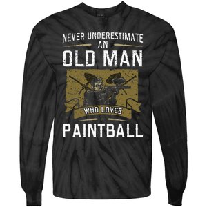 Paintball Master Paintballing Tactical Sports Paintballers Tie-Dye Long Sleeve Shirt