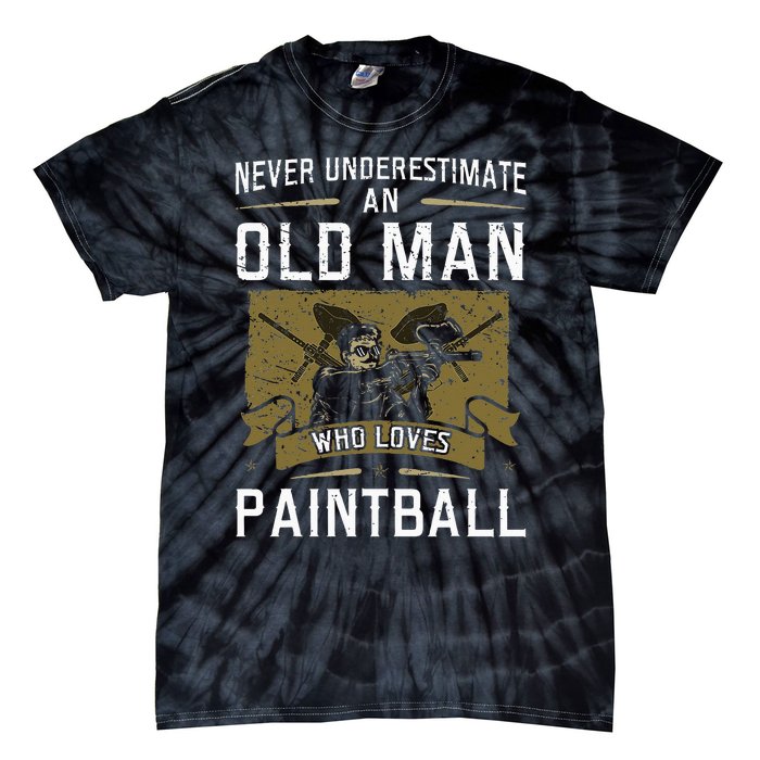 Paintball Master Paintballing Tactical Sports Paintballers Tie-Dye T-Shirt