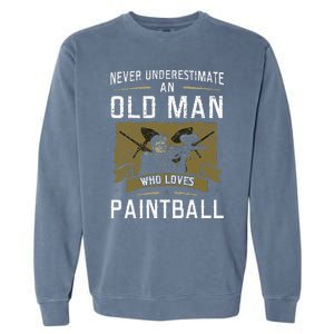 Paintball Master Paintballing Tactical Sports Paintballers Garment-Dyed Sweatshirt