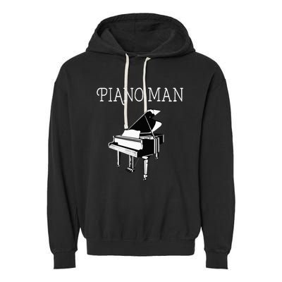 Piano Man Piano Player Pianist Classical Music Lover Garment-Dyed Fleece Hoodie