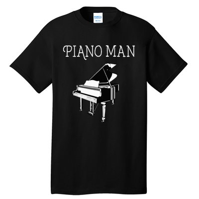 Piano Man Piano Player Pianist Classical Music Lover Tall T-Shirt