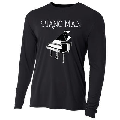 Piano Man Piano Player Pianist Classical Music Lover Cooling Performance Long Sleeve Crew