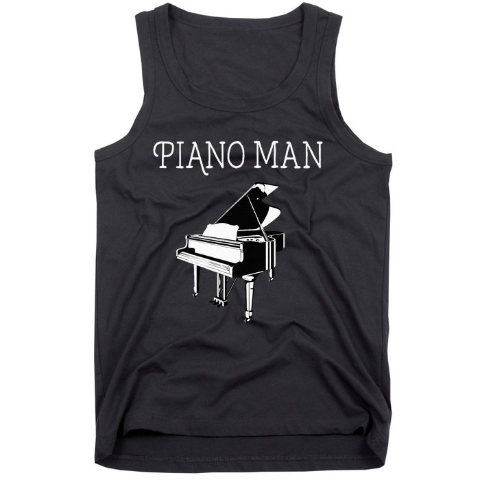 Piano Man Piano Player Pianist Classical Music Lover Tank Top