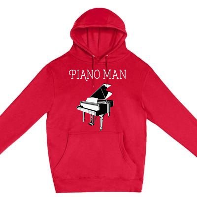 Piano Man Piano Player Pianist Classical Music Lover Premium Pullover Hoodie