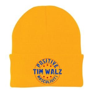 Positive Masculinity Pro Kamala Tim Walz 2024 Knit Cap Winter Beanie