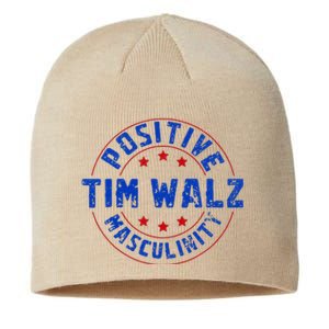 Positive Masculinity Pro Kamala Tim Walz 2024 Sustainable Beanie