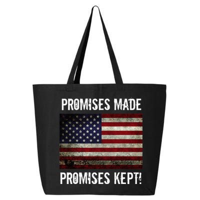 Promises Made Promises Kept 2025 Trump 25L Jumbo Tote
