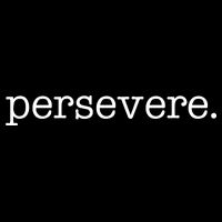 Persevere Motivation Button