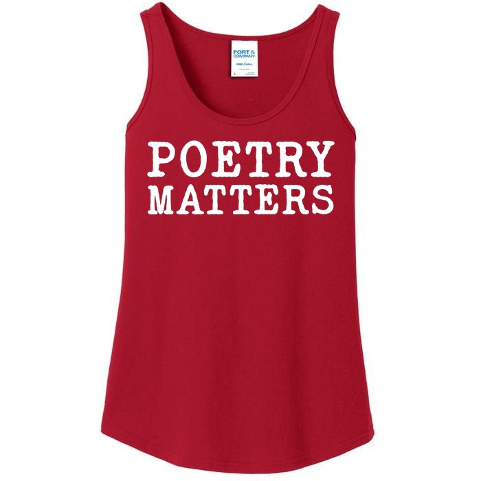 Poetry Matters Ladies Essential Tank