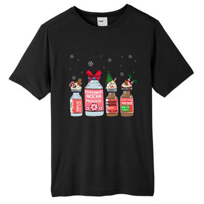 Peppermint Mocha Propofol Christmas Nurse Nursing Scrub Top Tall Fusion ChromaSoft Performance T-Shirt