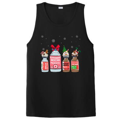 Peppermint Mocha Propofol Christmas Nurse Nursing Scrub Top PosiCharge Competitor Tank