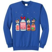 Peppermint Mocha Propofol Christmas Nurse Nursing Scrub Top Sweatshirt