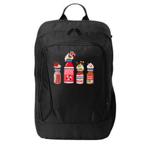 Peppermint Mocha Propofol Nurse Rn Christmas City Backpack