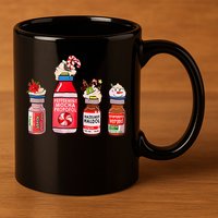 Peppermint Mocha Propofol Nurse Rn Christmas 11oz C Handle Ceramic Mug