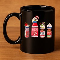 Peppermint Mocha Propofol Nurse Rn Christmas 11oz C Handle Ceramic Mug