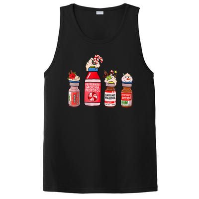 Peppermint Mocha Propofol Nurse Rn Christmas PosiCharge Competitor Tank