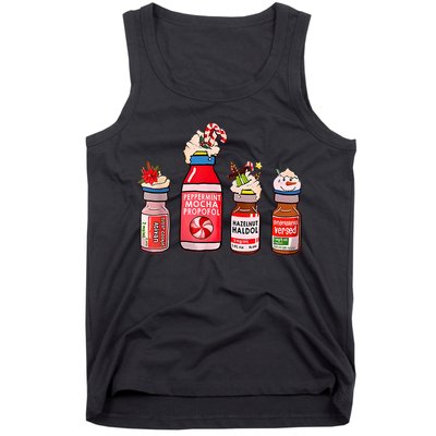 Peppermint Mocha Propofol Nurse Rn Christmas Tank Top