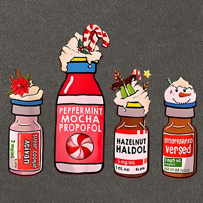 Peppermint Mocha Propofol Nurse Rn Christmas Cotton Canvas Backpack
