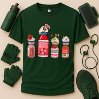 Peppermint Mocha Propofol Nurse Rn Christmas Cooling Performance Crew T-Shirt