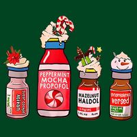Peppermint Mocha Propofol Nurse Rn Christmas Cooling Performance Crew T-Shirt