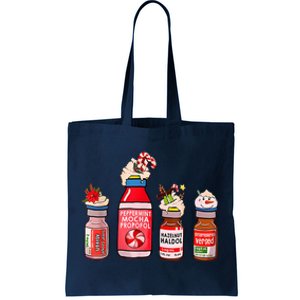 Peppermint Mocha Propofol Nurse Rn Christmas Tote Bag