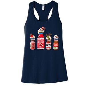 Peppermint Mocha Propofol Nurse Rn Christmas Women's Racerback Tank