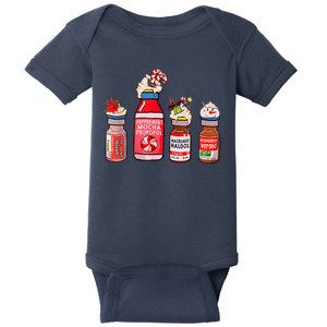 Peppermint Mocha Propofol Nurse Rn Christmas Baby Bodysuit