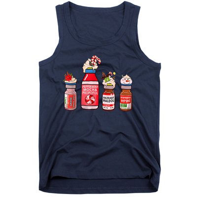 Peppermint Mocha Propofol Nurse Rn Christmas Tank Top