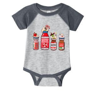 Peppermint Mocha Propofol Nurse Rn Christmas Infant Baby Jersey Bodysuit