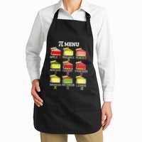 Pi Menu Pi Day 3 Full-Length Apron With Pockets