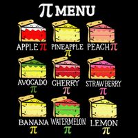 Pi Menu Pi Day 3 Drawstring Bag