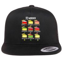 Pi Menu Pi Day 3 Flat Bill Trucker Hat