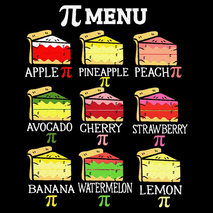 Pi Menu Pi Day 3 Flat Bill Trucker Hat