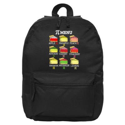 Pi Menu Pi Day 3 16 in Basic Backpack