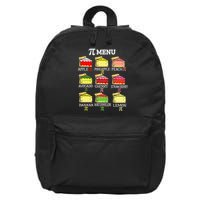 Pi Menu Pi Day 3 16 in Basic Backpack