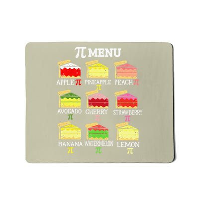 Pi Menu Pi Day 3 Mousepad