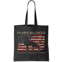 Pureblood Movement Pureblood Medical Freedom Lion Usa Flag Tote Bag