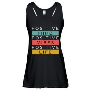 Positive Mind Positive Vibes Positive Life Ladies Essential Flowy Tank