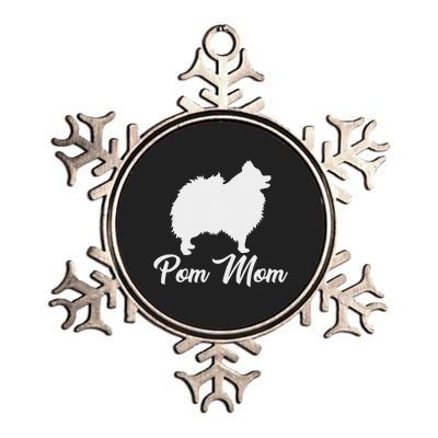 Pom Mom Pomeranian Metallic Star Ornament