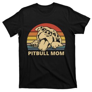 Pitbull Mom Pittie Dog Lovers Mother's Day Gifts T-Shirt