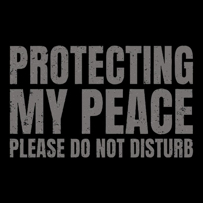 Protecting My Peace Please Do Not Disturb 7-Panel Snapback Hat