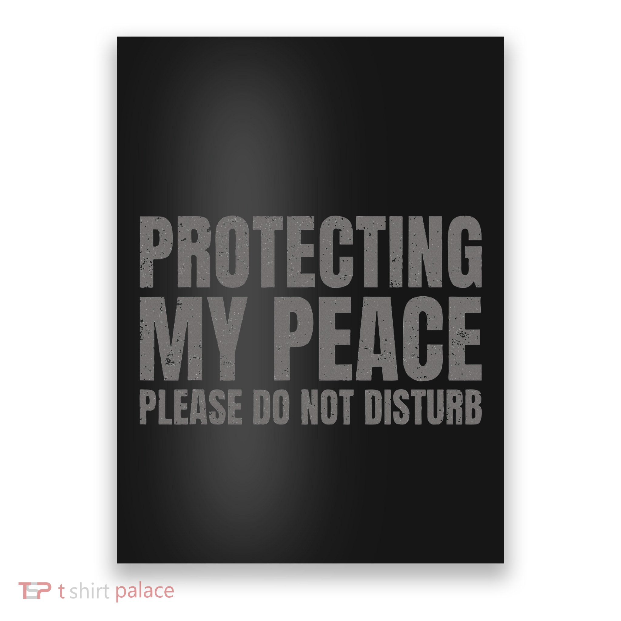 Protecting My Peace Please Do Not Disturb Poster