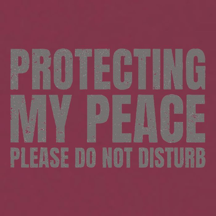 Protecting My Peace Please Do Not Disturb 16oz Travel Tumbler