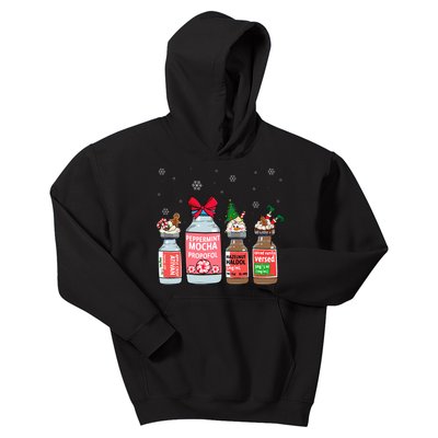 Peppermint Mocha Propofol Christmas Nurse Nursing Kids Hoodie